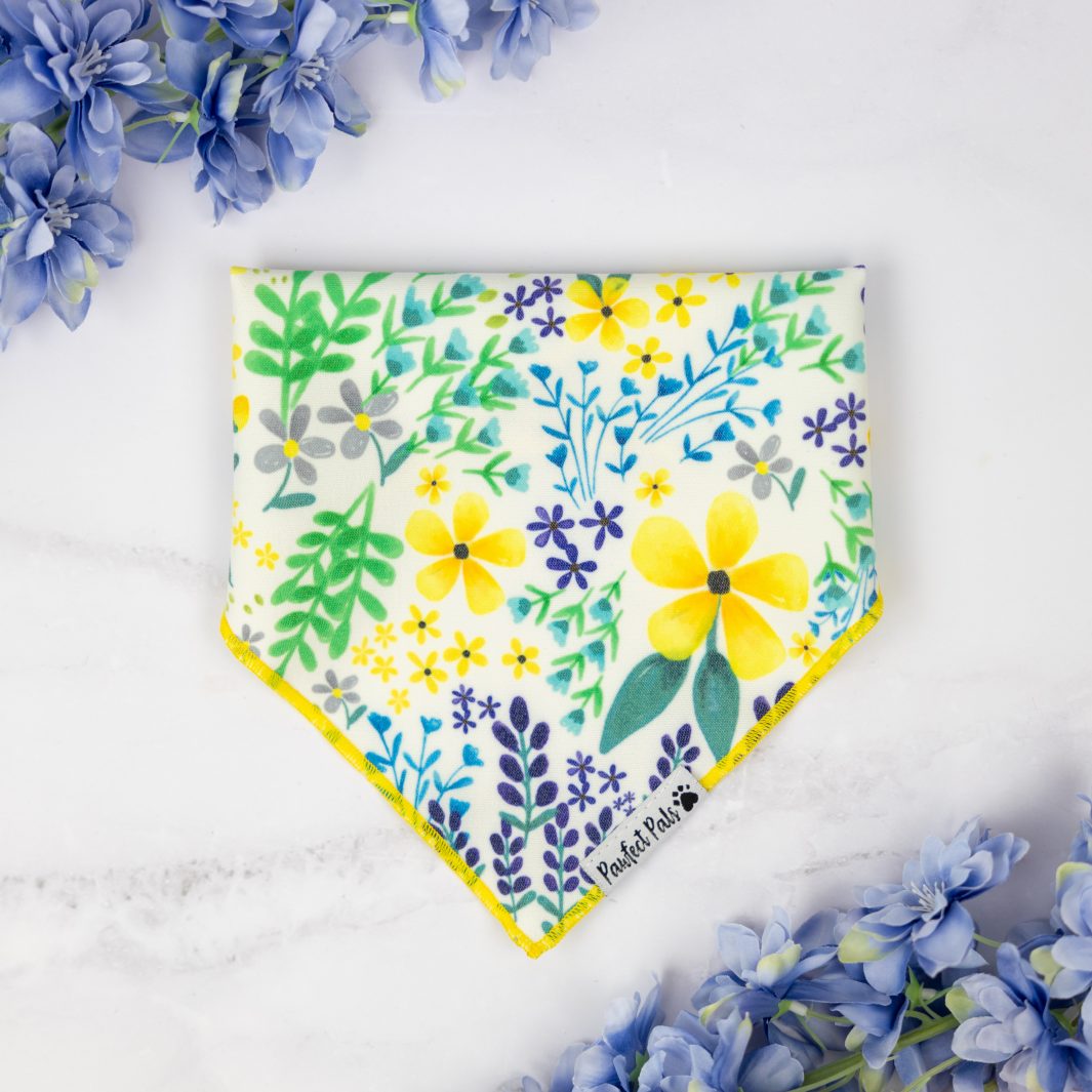 Little Blossom cotton bandana.