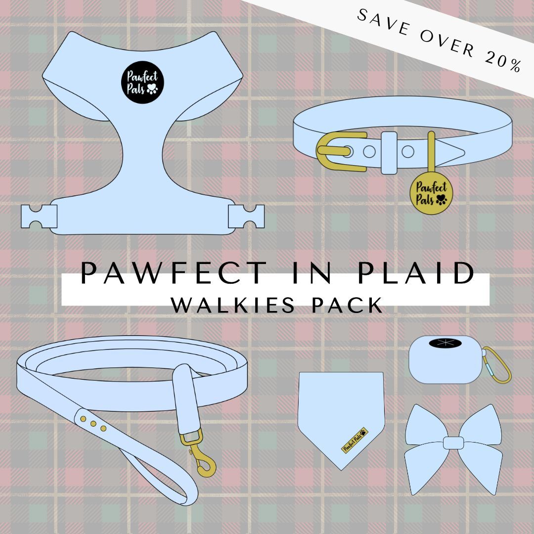Pawfect in Plaid Walkies Pack.