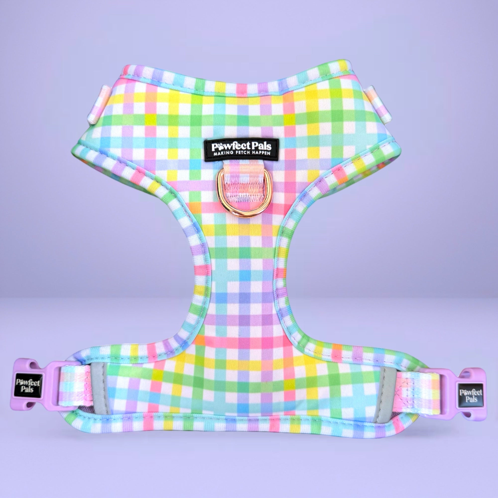 Once and Flor-All - Gingham No-Pull Adjustable Harness