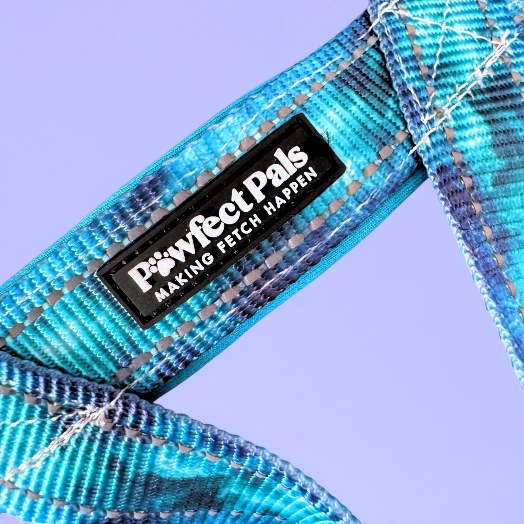 Pawfect Pals personalised strap dog harness with custom name option in colourful printed design