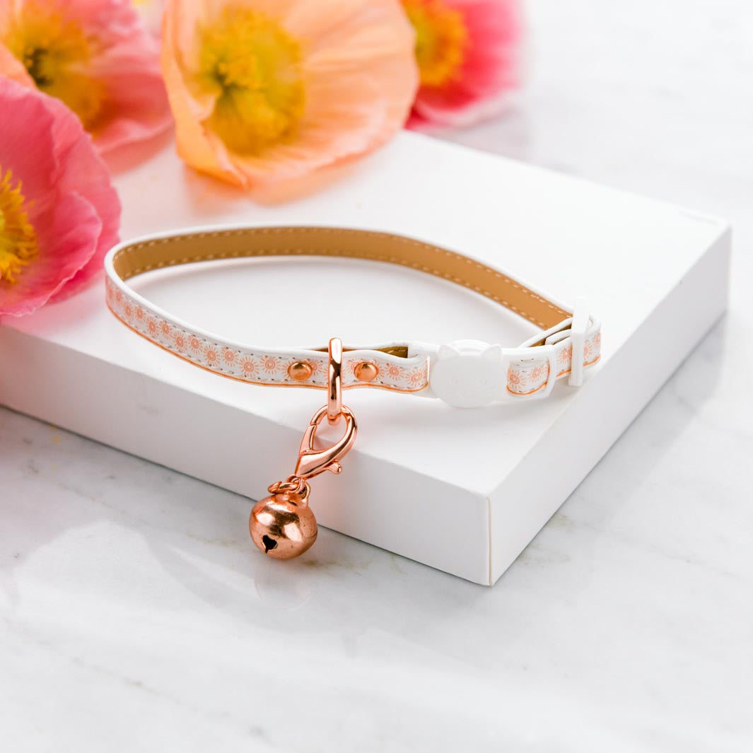Sunkissed cat collar.