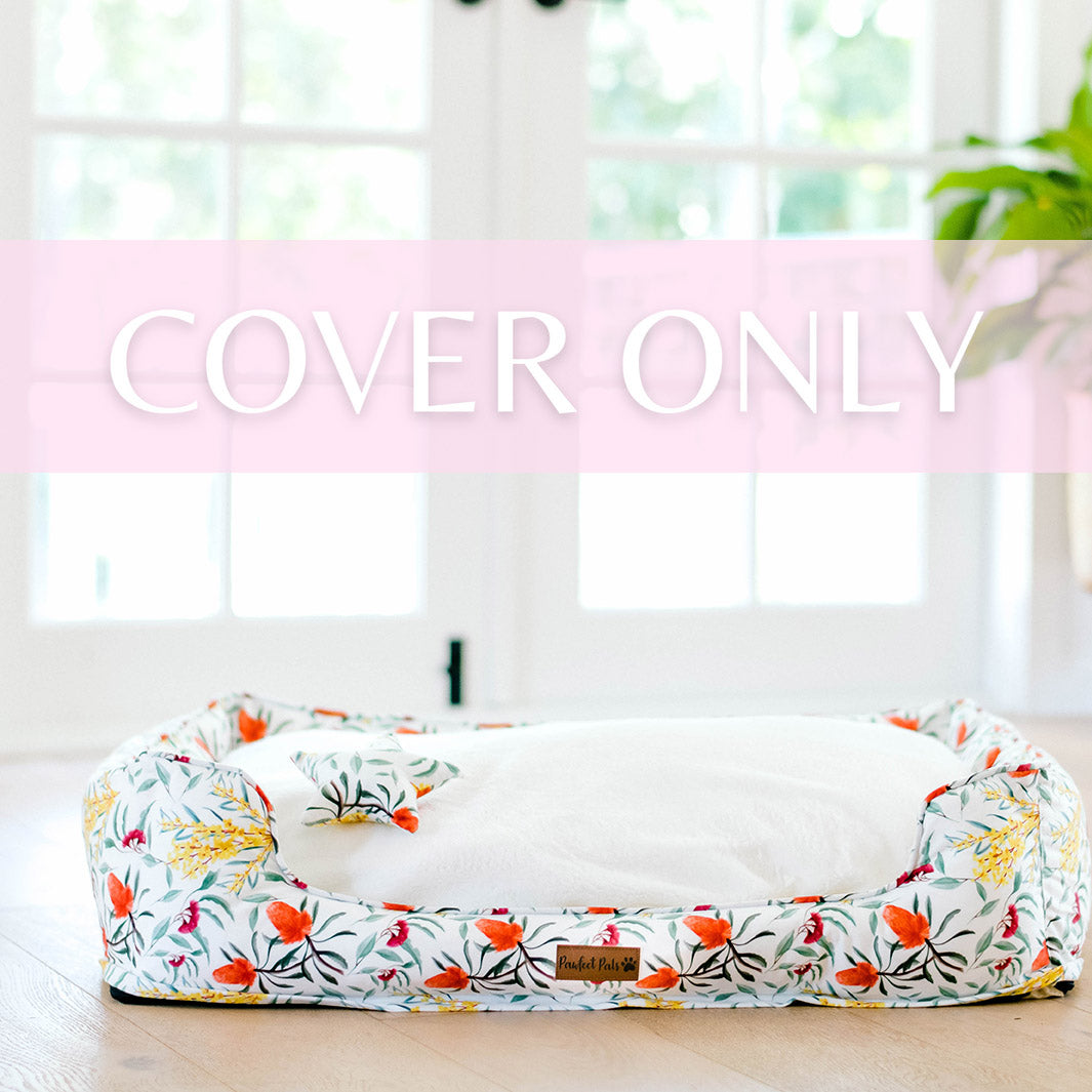 Australian Beauties - Flora Snuggle Bud dog bed cover.