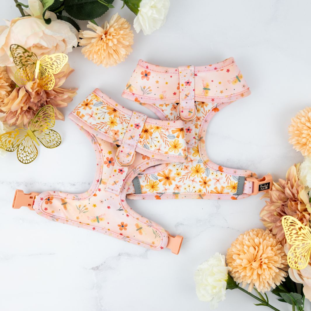 Underside of the BeautiFALL reversible dog harness.