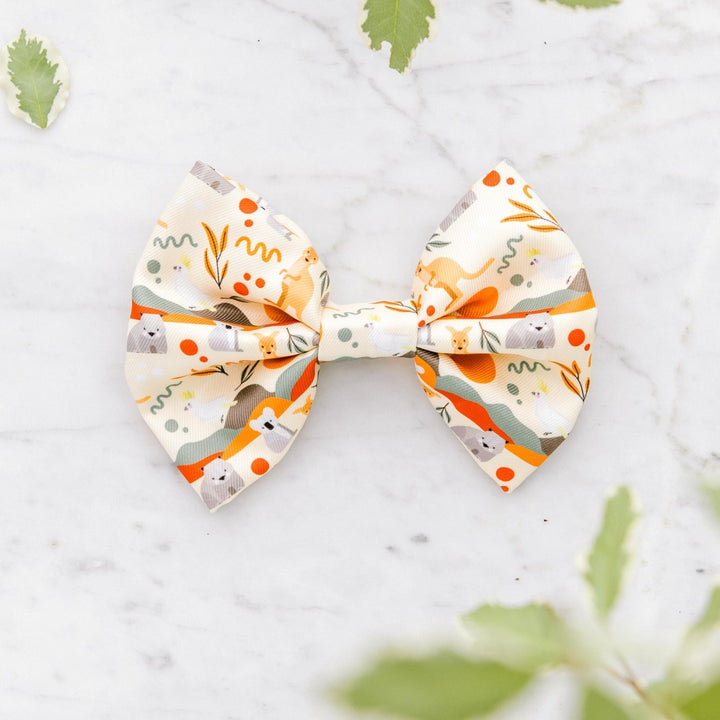 Dog sailor bow tie in the Born to Explore Walkies Pack.