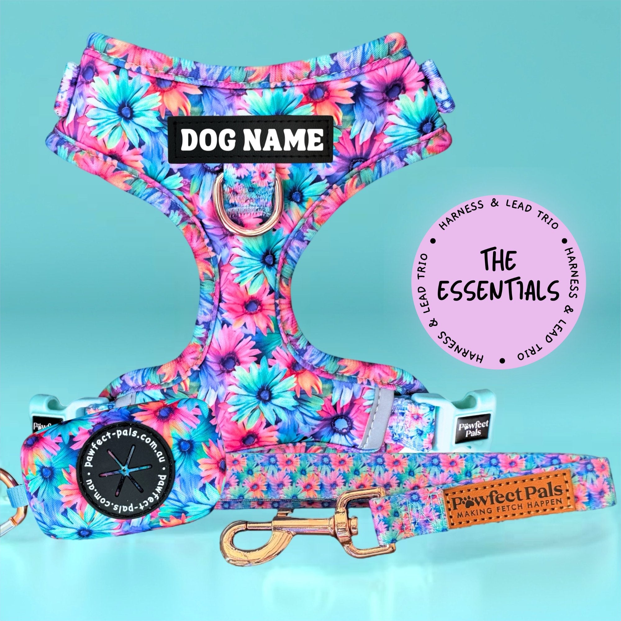 Daydream Believer - Personalised Adjustable Harness Trio