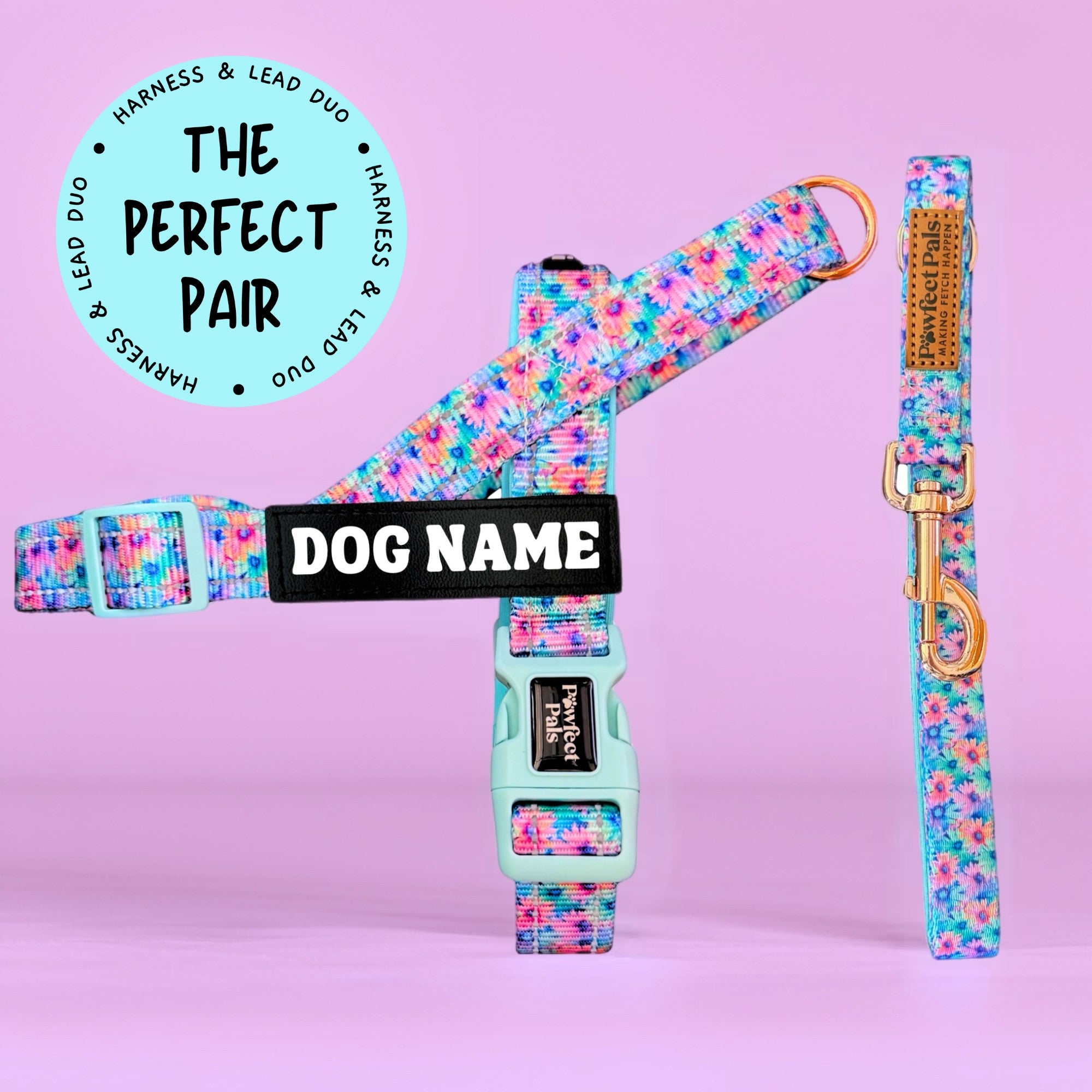 Daydream Believer - Personalised Strap Harness Duo