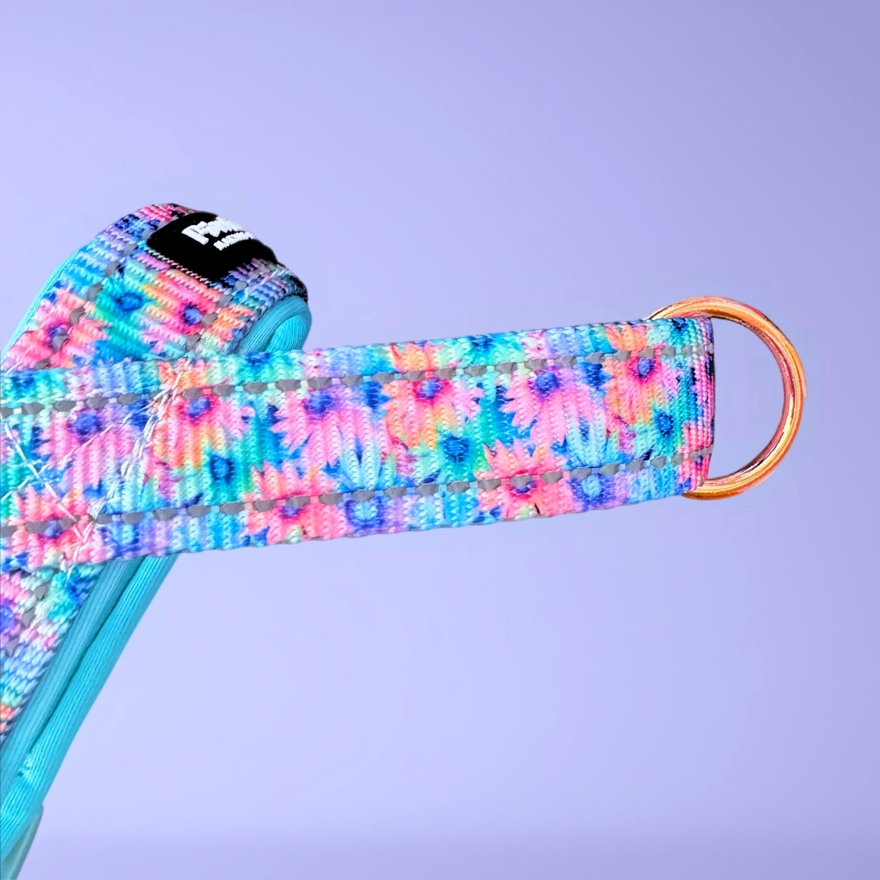 Pawfect Pals personalised strap dog harness with custom name option in colourful printed design