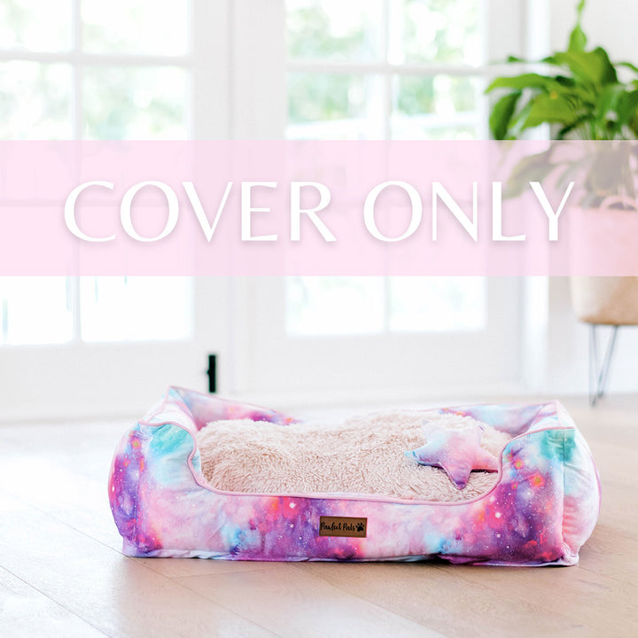 Dreamy Days Snuggle Bud dog bed cover.
