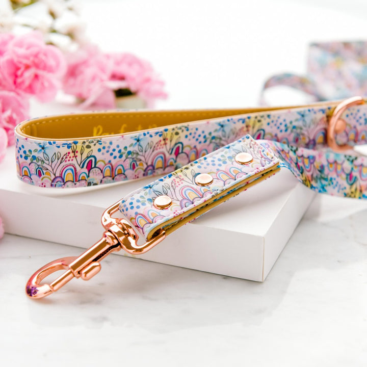 Vegan leather dog lead in the Got it Glowing On Walkies Pack.