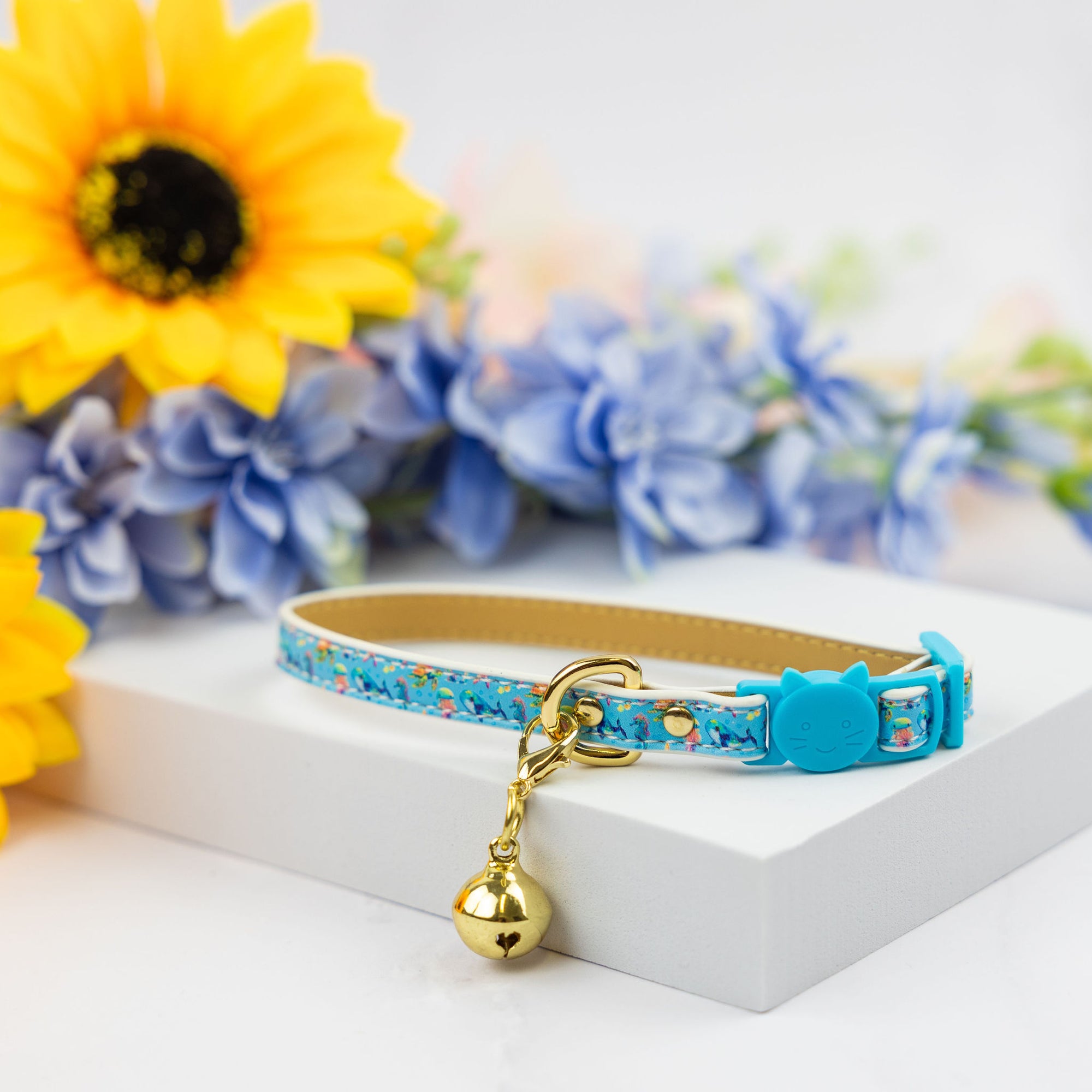 Dogs Just Wanna Have Sun - Under The Sea Cat Collar