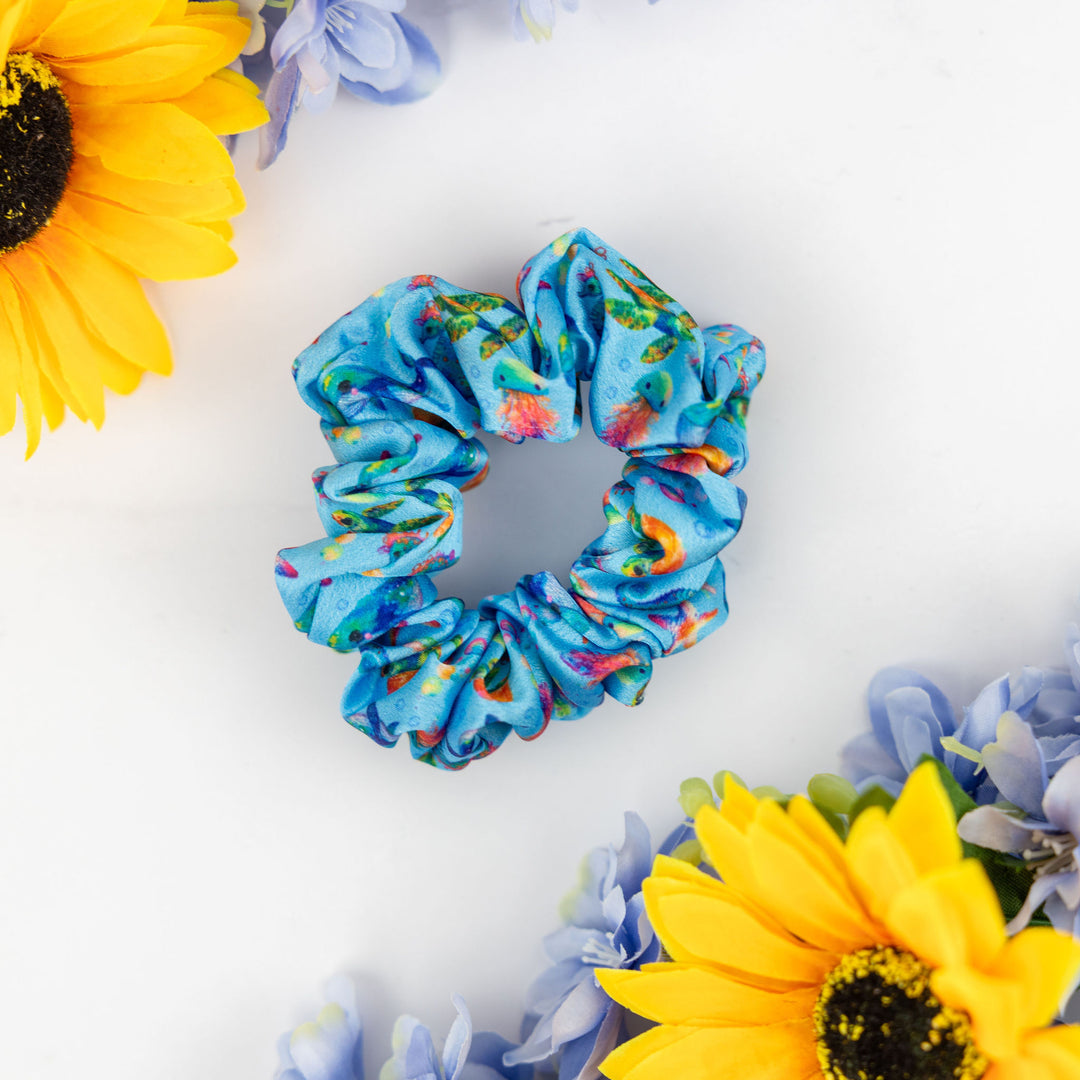 Dogs Just Wanna Have Sun - Under The Sea Scrunchie