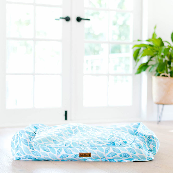 Koalified Cuddler snuggle bud dog bed in large.