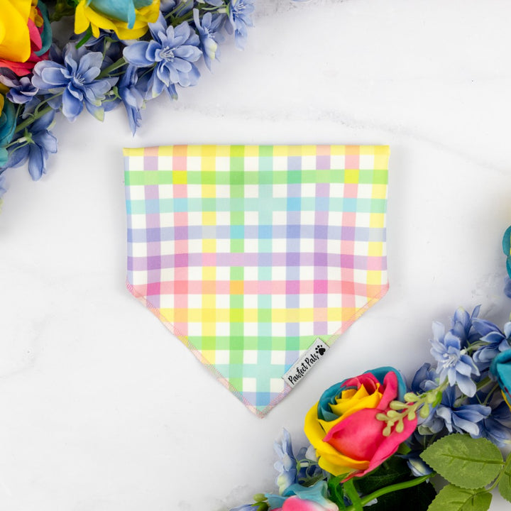 Once and Flor-all - Gingham cotton bandana.