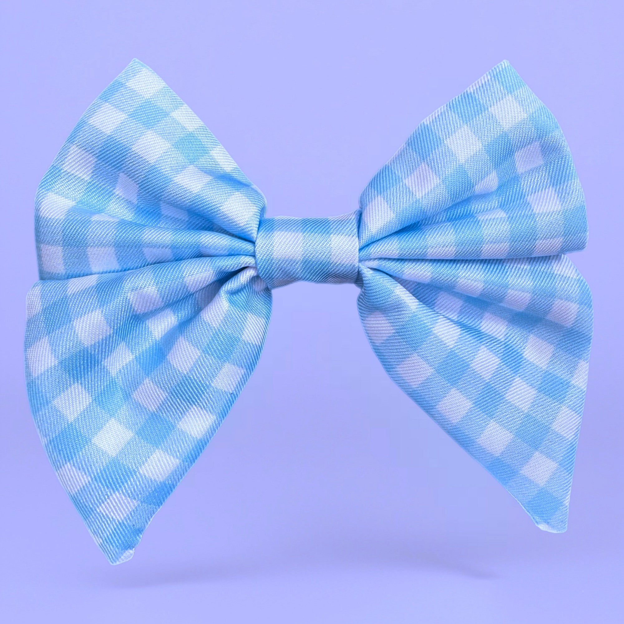 Blue Gingham - Sailor Bow Tie
