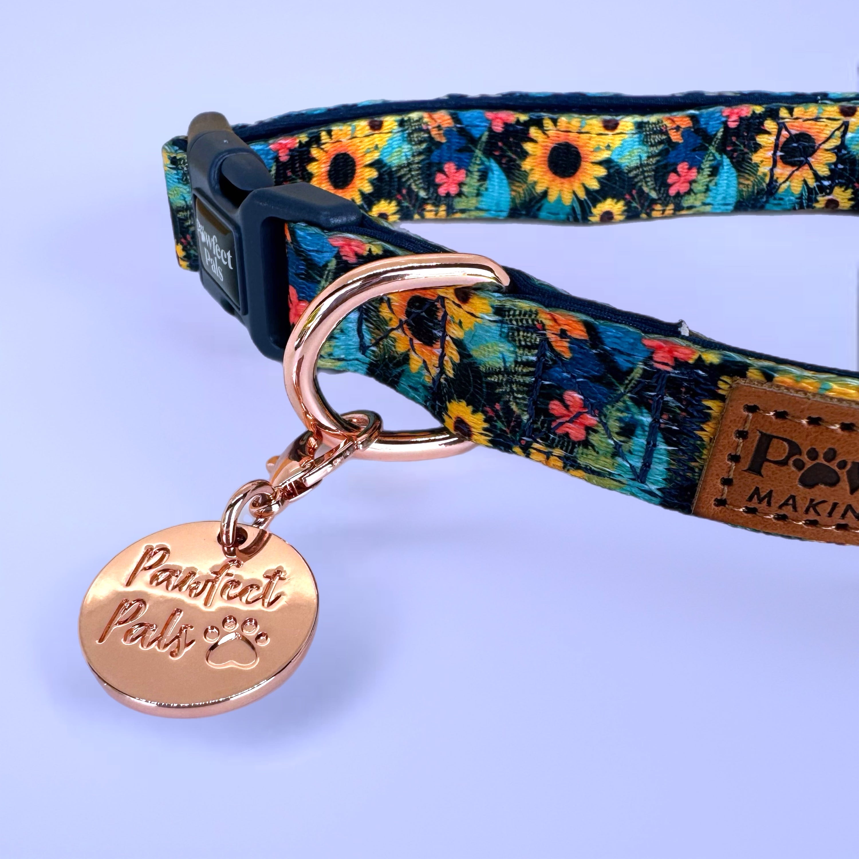 Sunflower Bloom - Soft Dog Collar