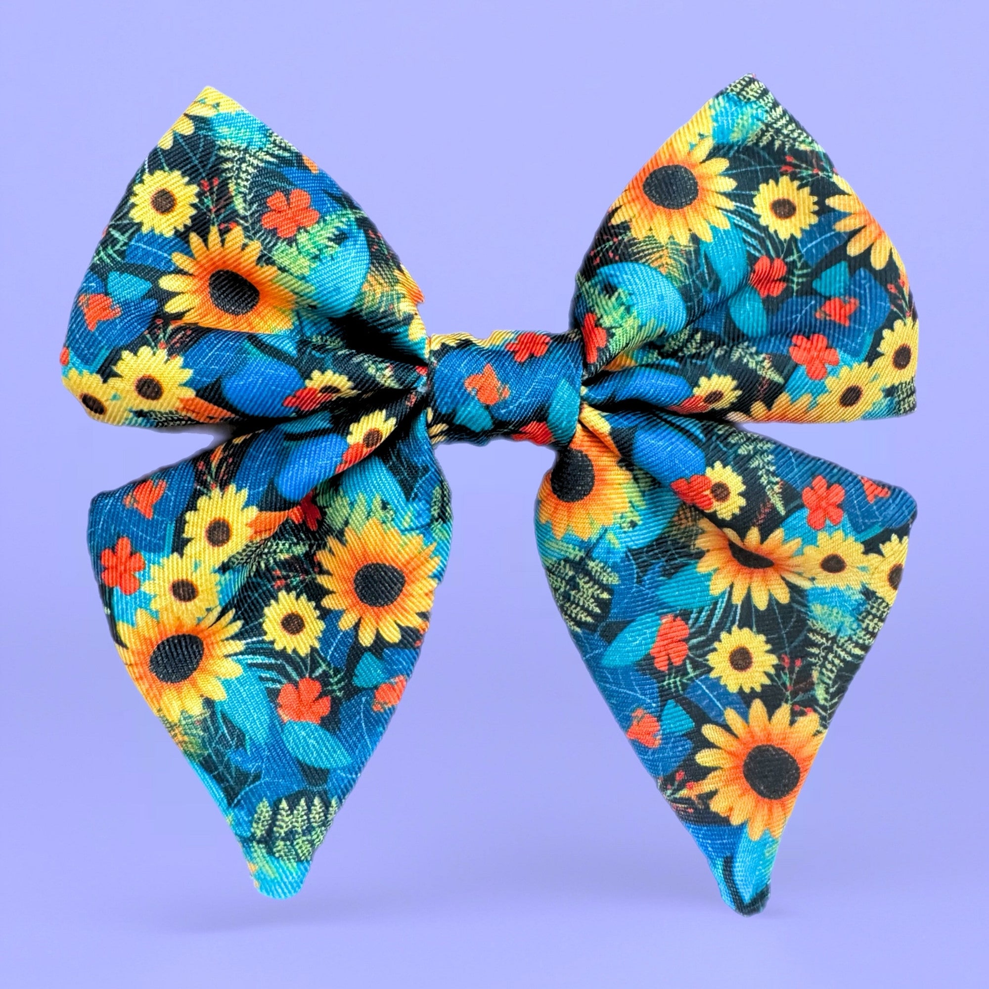 Sunflower Bloom - Sailor Bow Tie