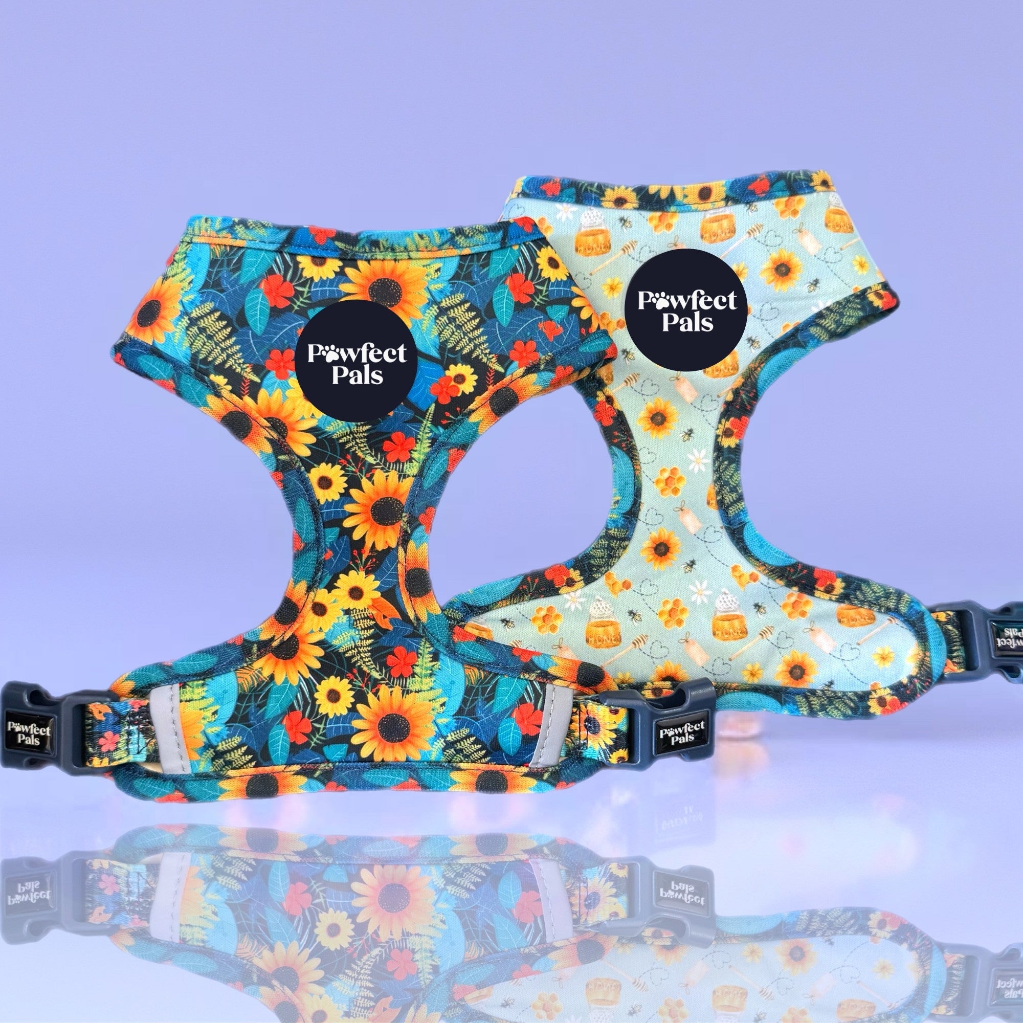 Sunflower Bloom - Reversible Dog Harness