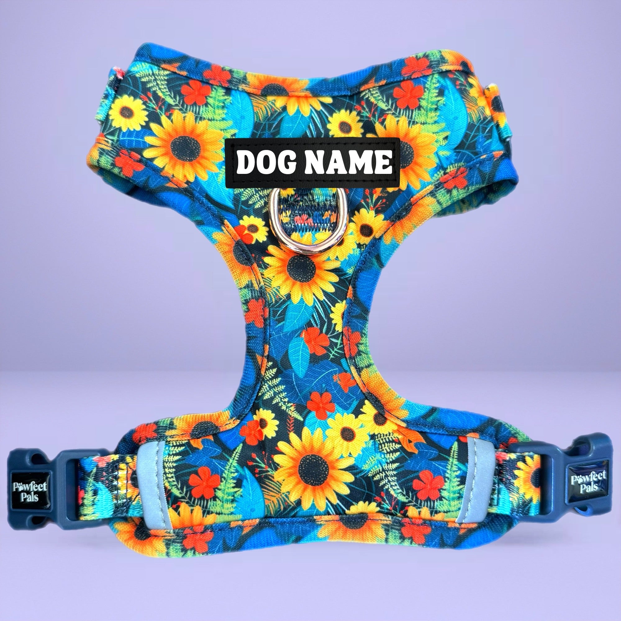 Sunflower Bloom - Personalised Adjustable Harness Duo