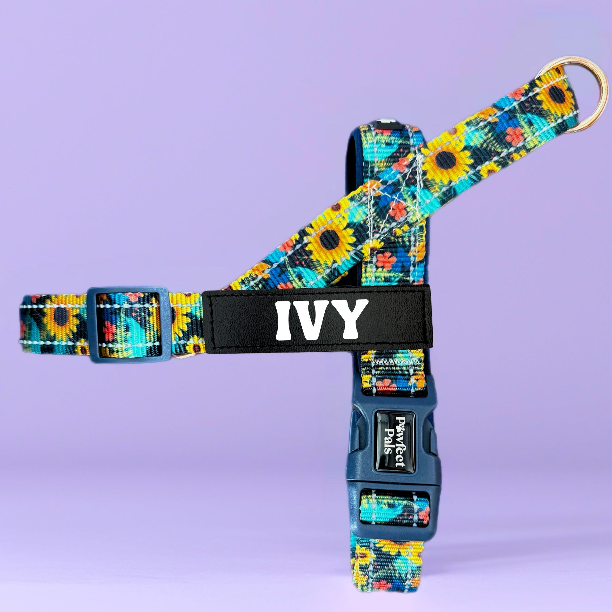 Sunflower Bloom - Personalised Strap Harness Trio