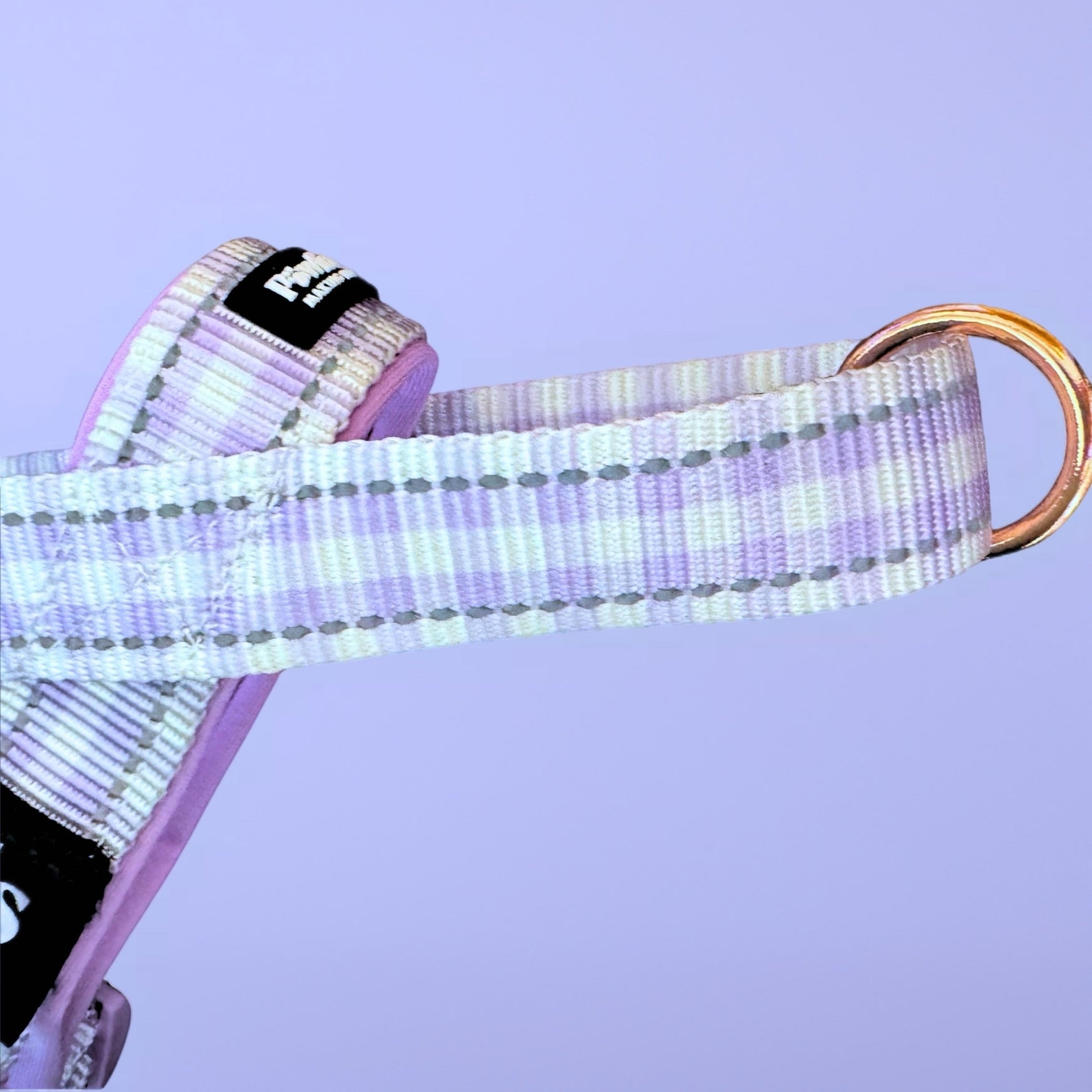 Pawfect Pals personalised strap dog harness with custom name option in colourful printed design