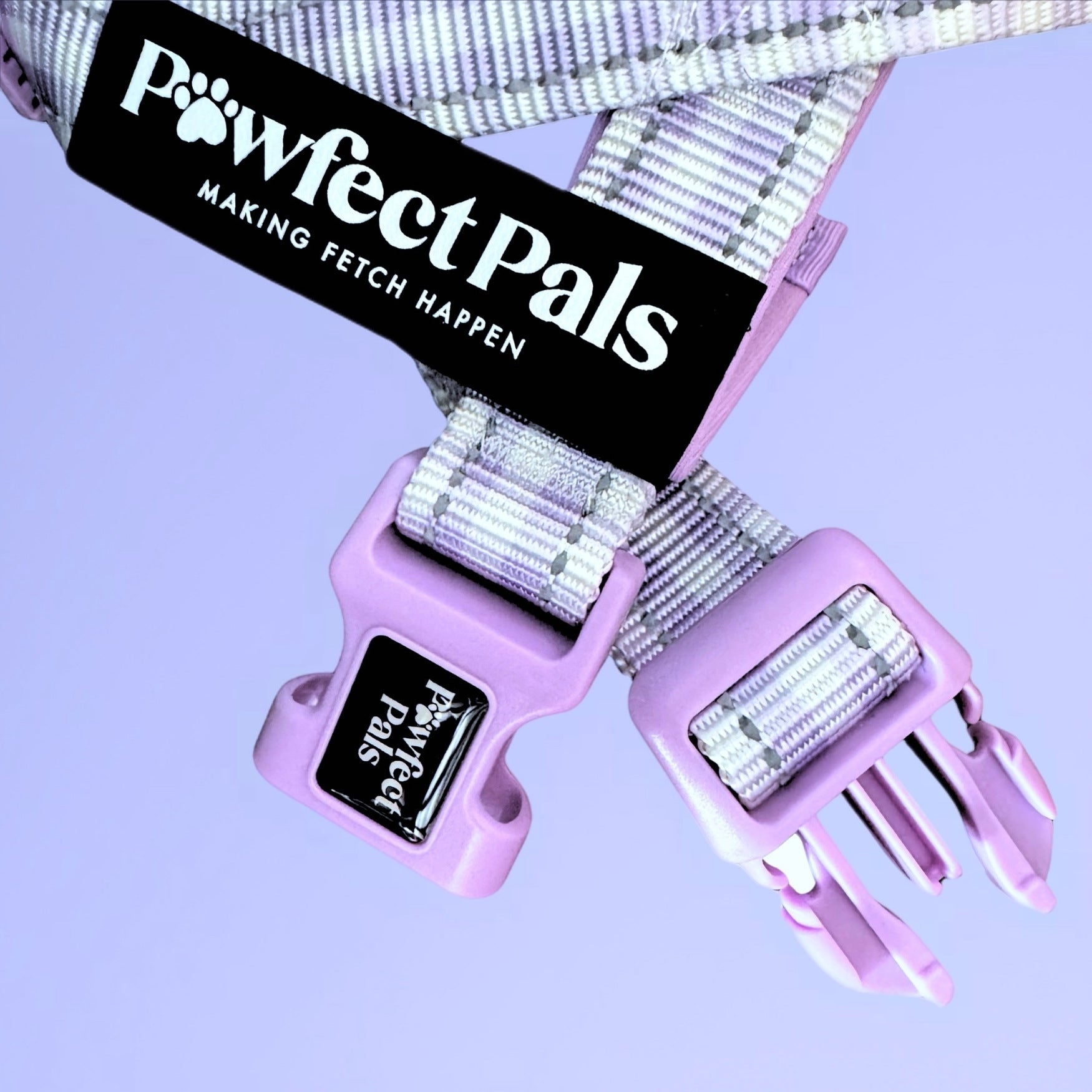 Pawfect Pals personalised strap dog harness with custom name option in colourful printed design