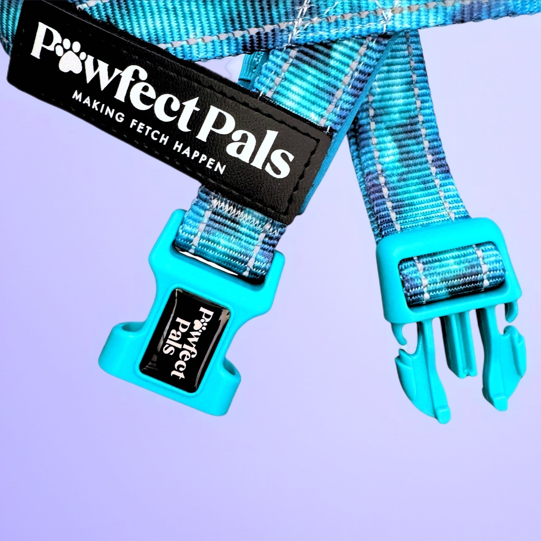 Pawfect Pals personalised strap dog harness with custom name option in colourful printed design