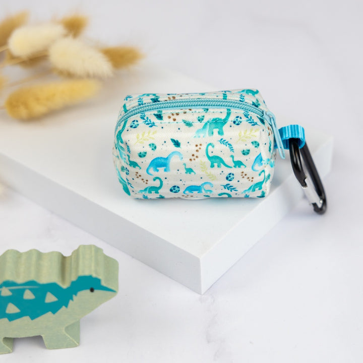 Underside of the Sight for Saur Eyes - Dinosaur deja poo waste bag holder.
