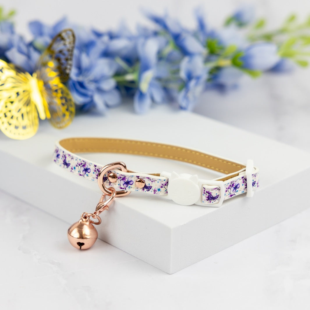 Social Butterfly cat collar.