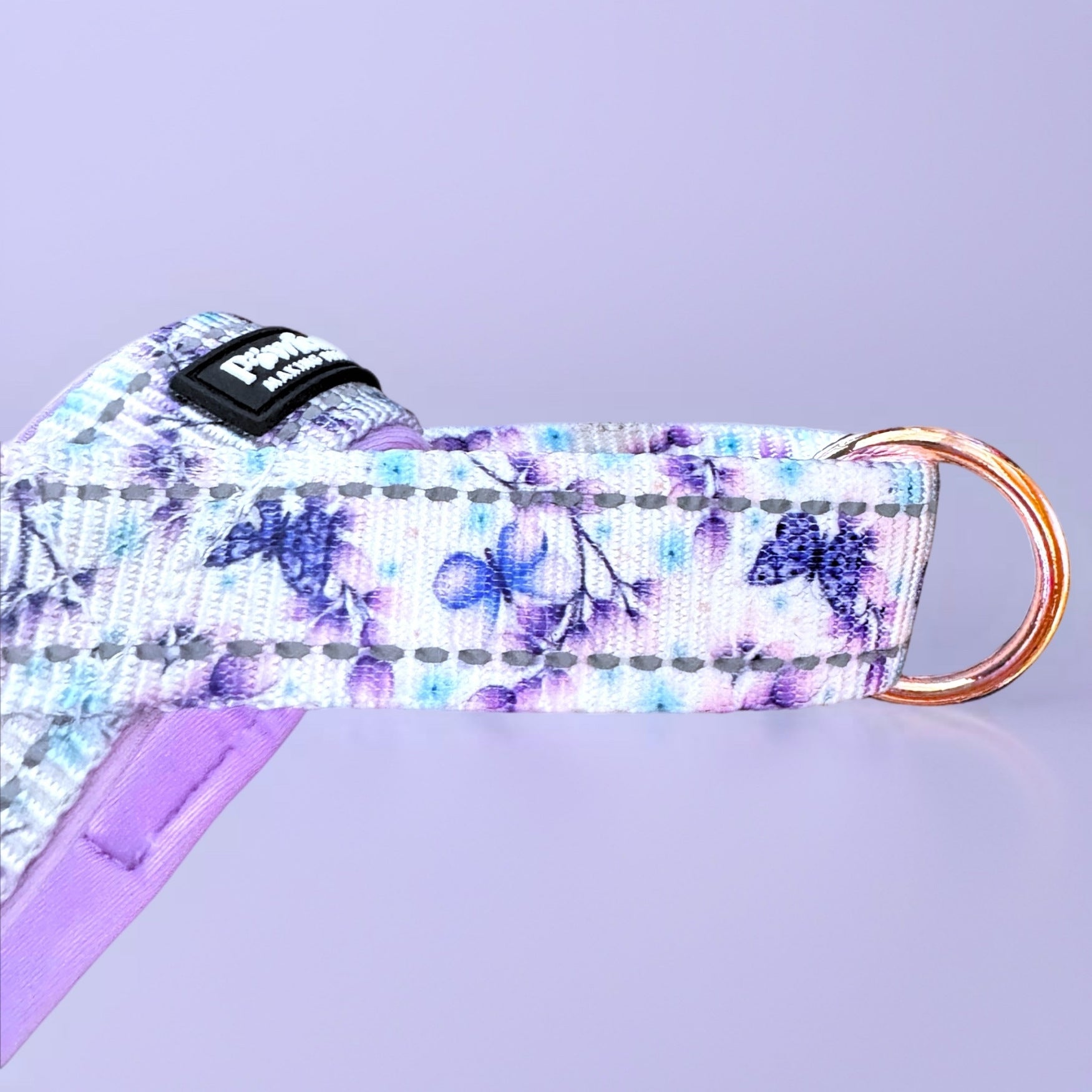 Pawfect Pals personalised strap dog harness with custom name option in colourful printed design