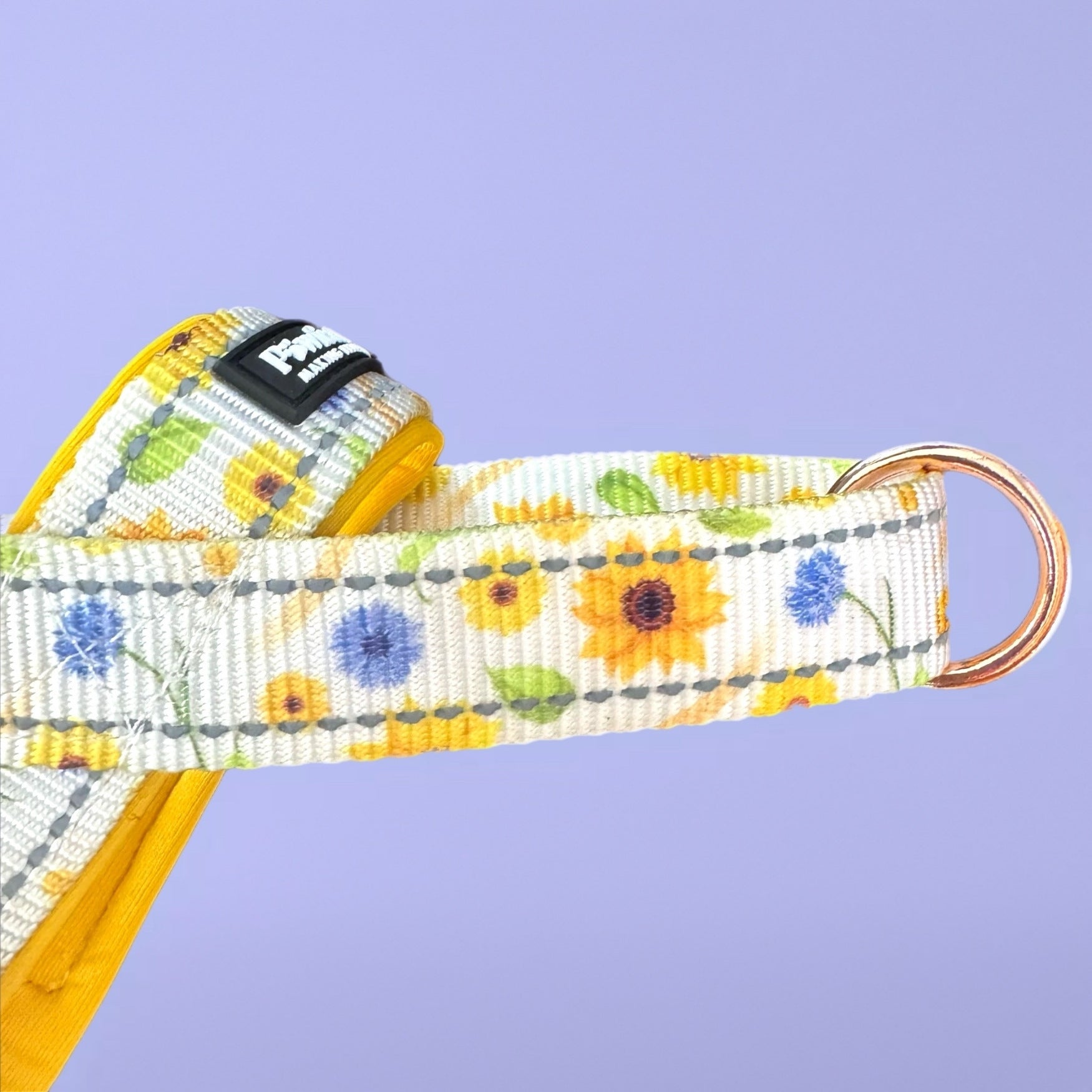 Pawfect Pals personalised strap dog harness with custom name option in colourful printed design
