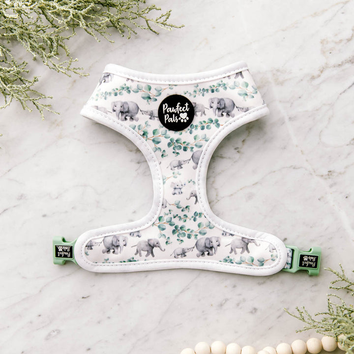 Elephants side of the Wild One reversible harness.