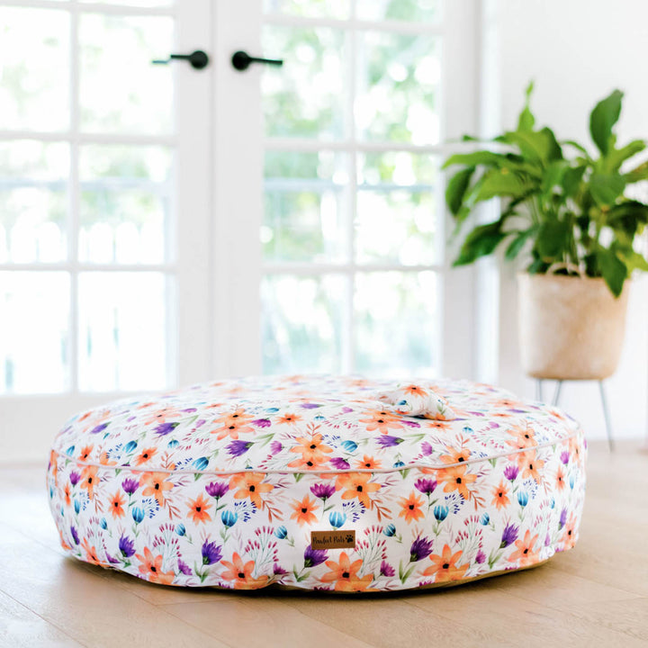 You Grow Girl cuddle bud dog bed in large.