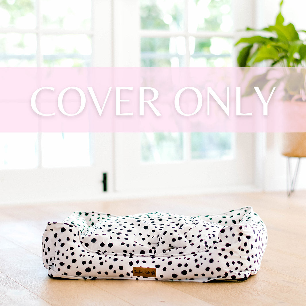 Zoomies - Terrazzo Snuggle Bud dog bed cover.