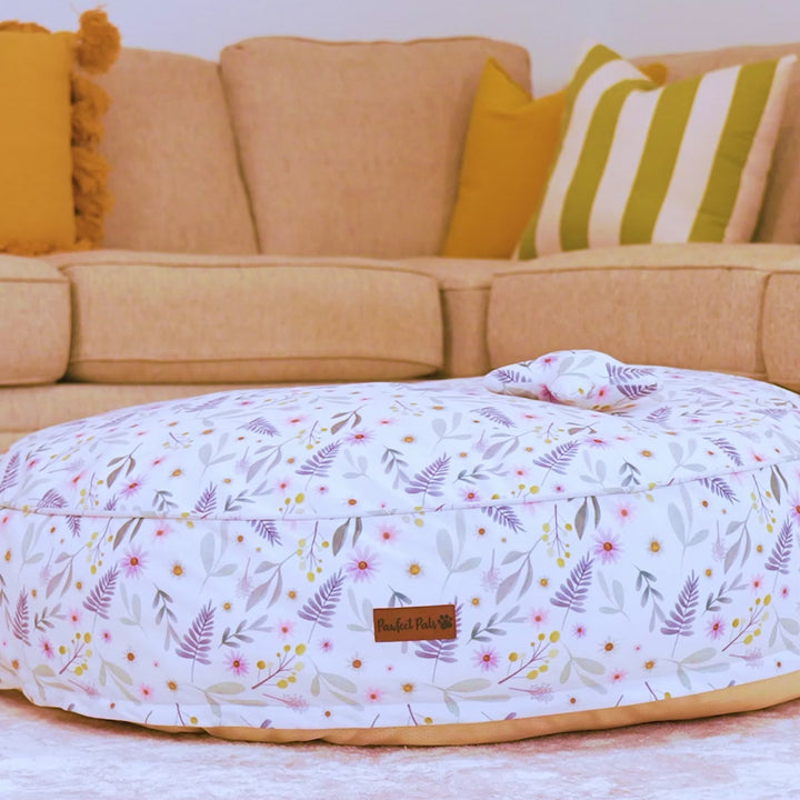 Daisy Baby - Wildflowers cuddle bud dog bed.