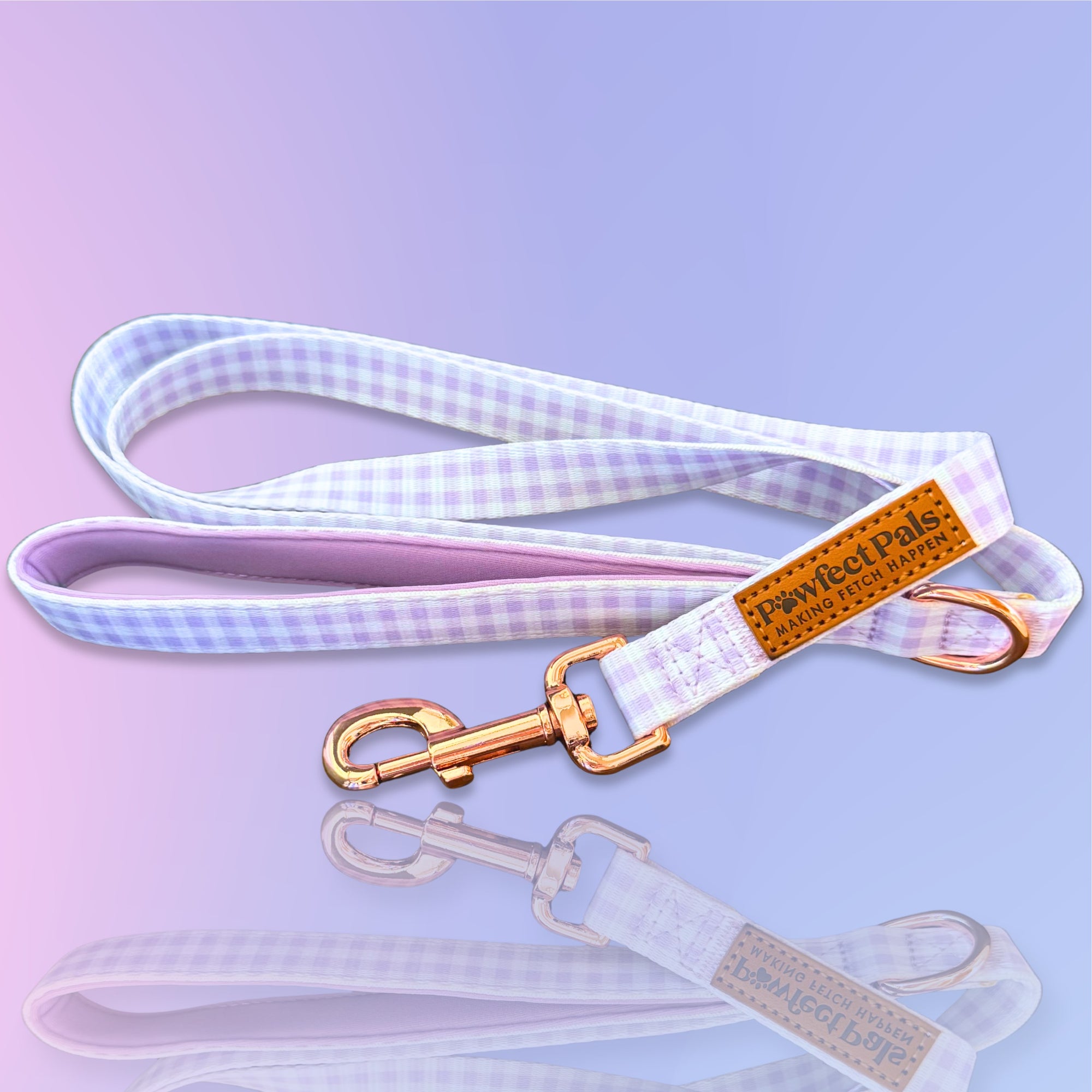 Social Butterfly - Purple Gingham Soft Lead