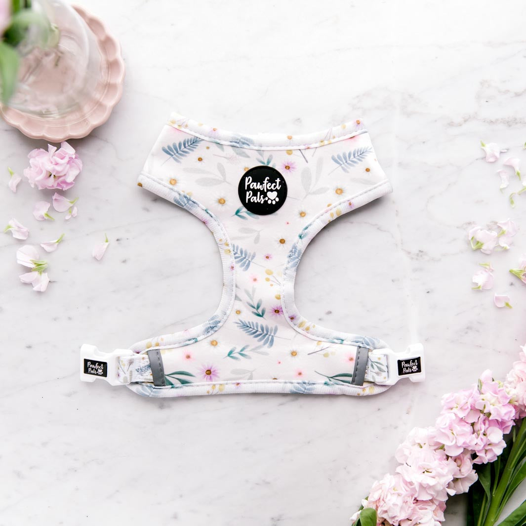 Wildflowers side of the Daisy Baby reversible harness.