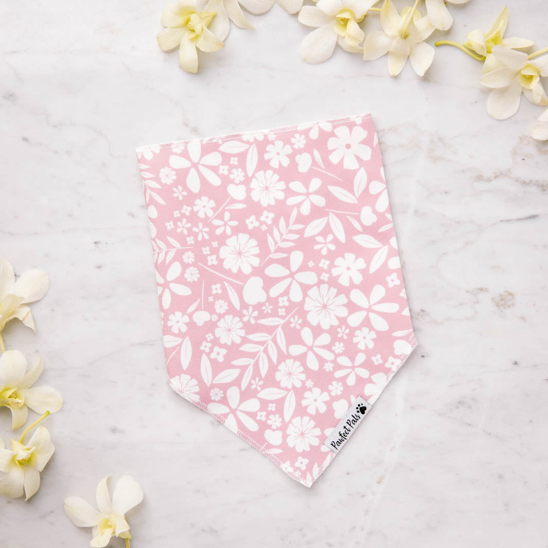 Precious Petal - Dusty Pink cotton bandana.