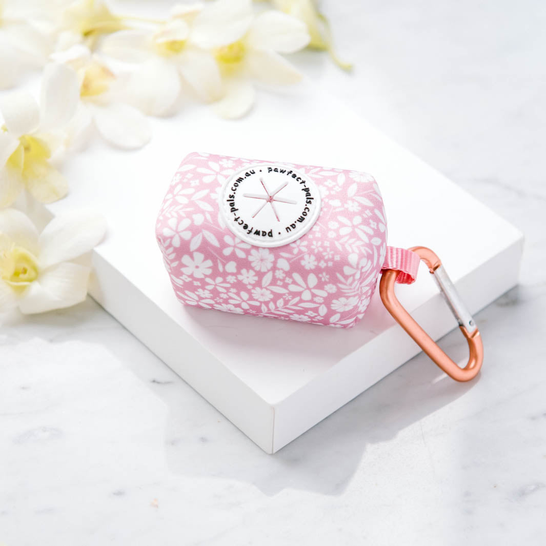 Precious Petal - Dusty Pink deja poo waste bag holder.