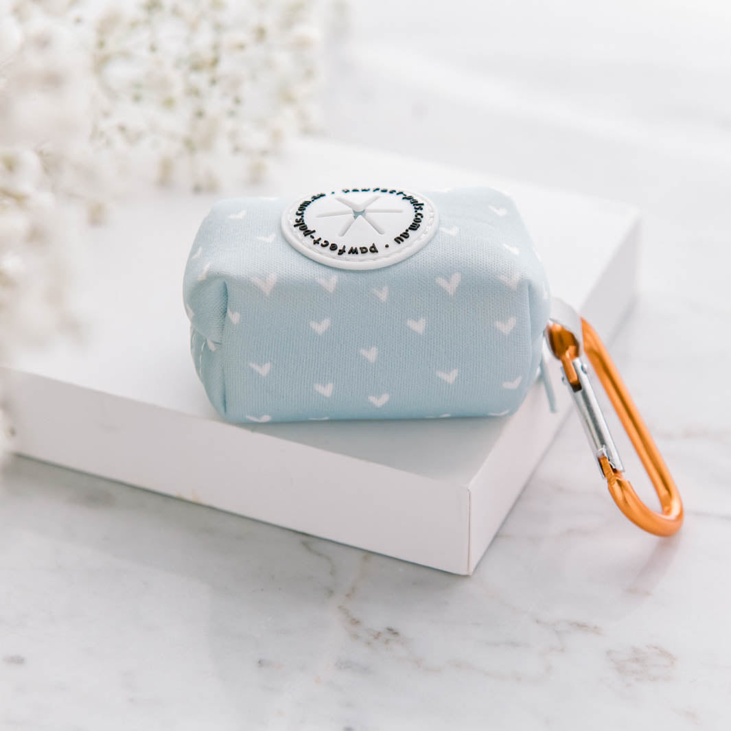 Some'Bud'y to Love - Hearts deja poo waste bag holder.