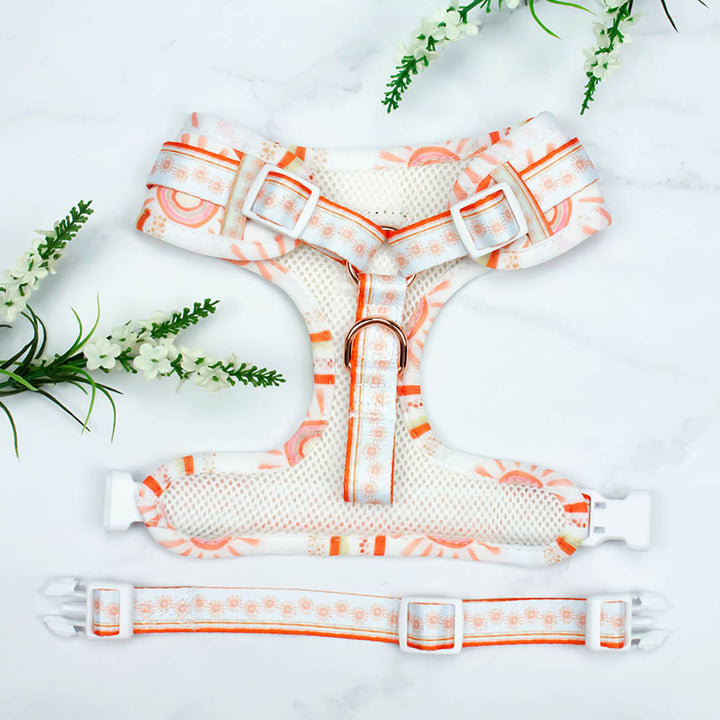 Underside of the Sunkissed no-pull adjustable harness.