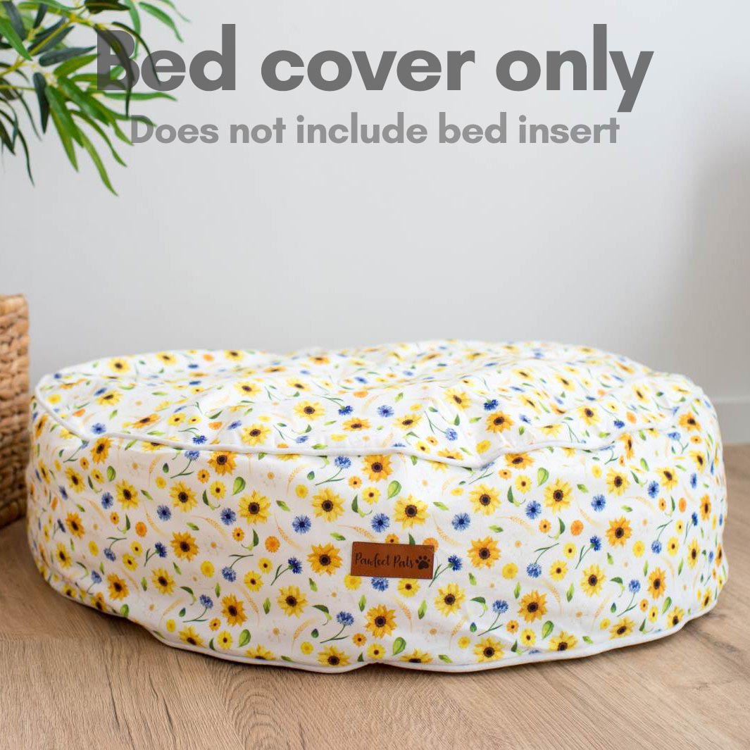 Sunshine on my Mind - Cuddle Bud dog bed cover.