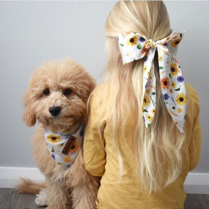 Kyla in the Sunshine on my Mind hair ribbon.