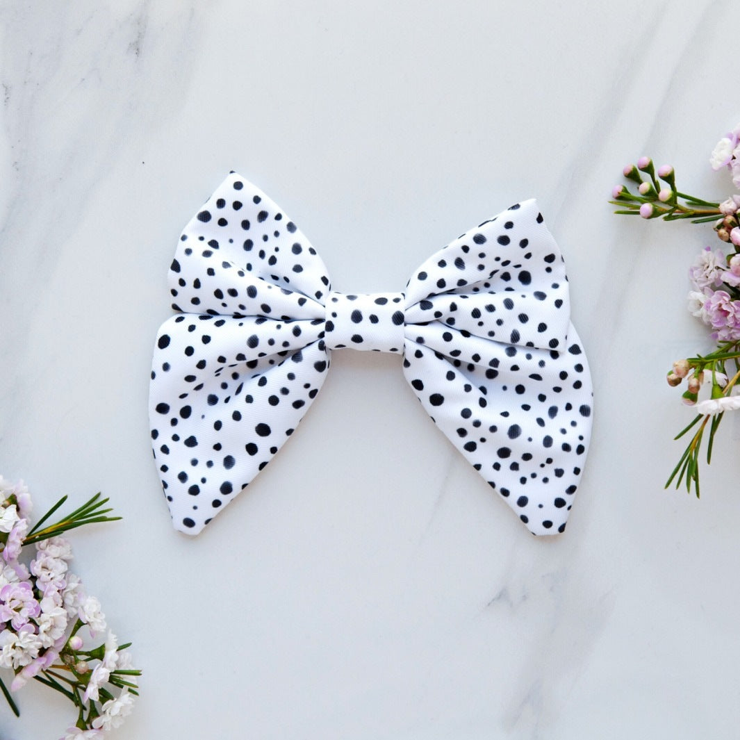 Zoomies - Terrazzo sailor bow tie.