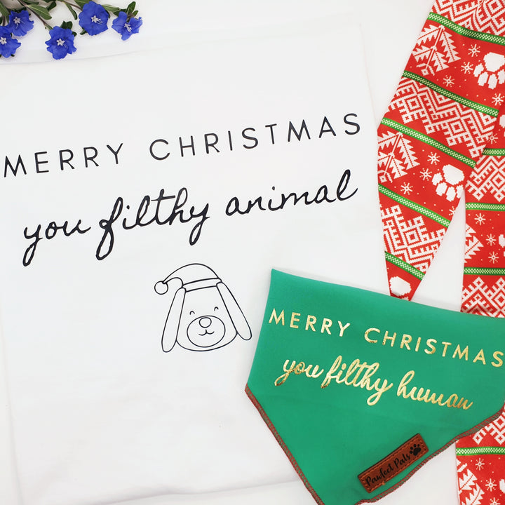 Merry Christmas, You Filthy Animal - Christmas T-Shirt